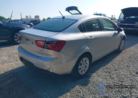 2013 Kia Rio Lx из США, поврежденный, VIN KNADM4A39D6224101